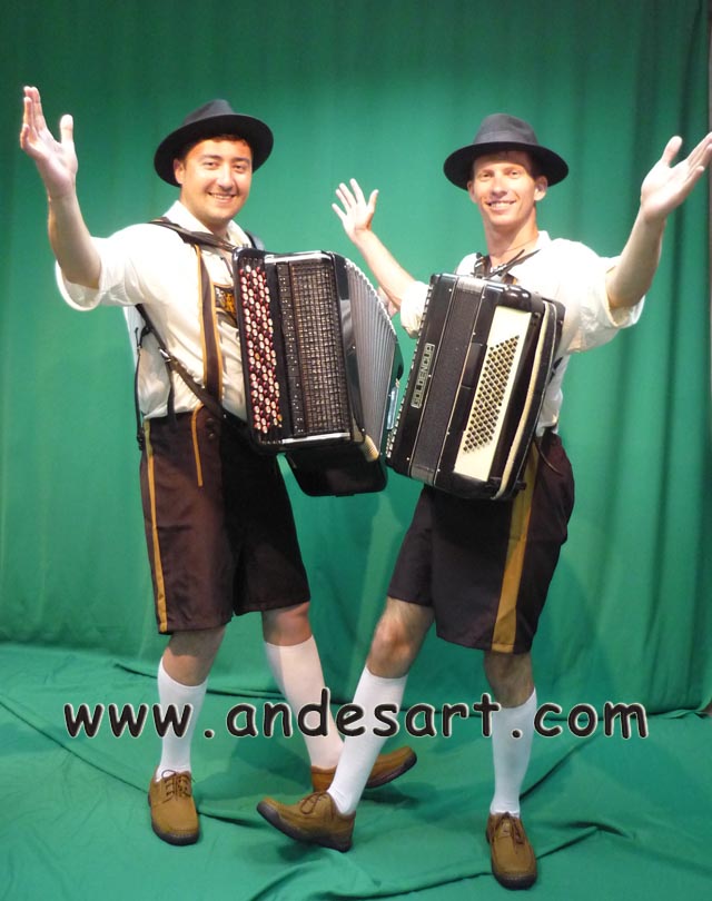 German accordionists Duo